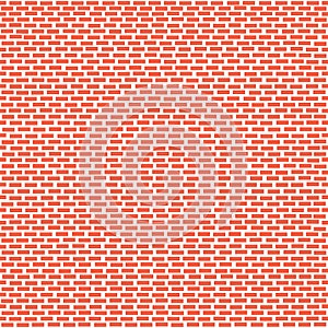 Seamless red brick wall pattern for background.